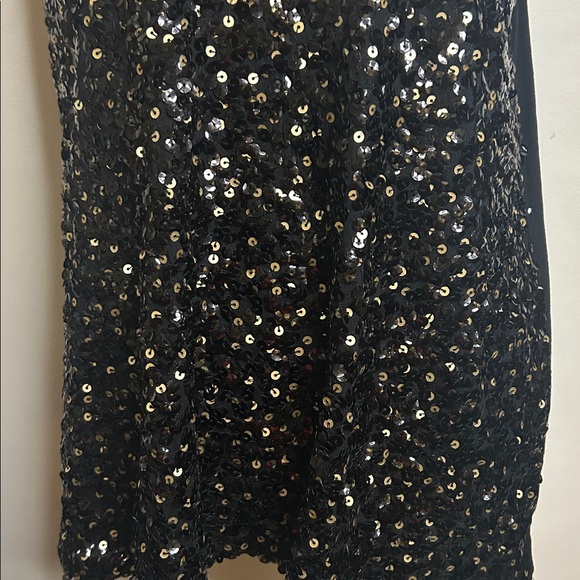 LOFT Black Sequin Blouse - Picture 3 of 7